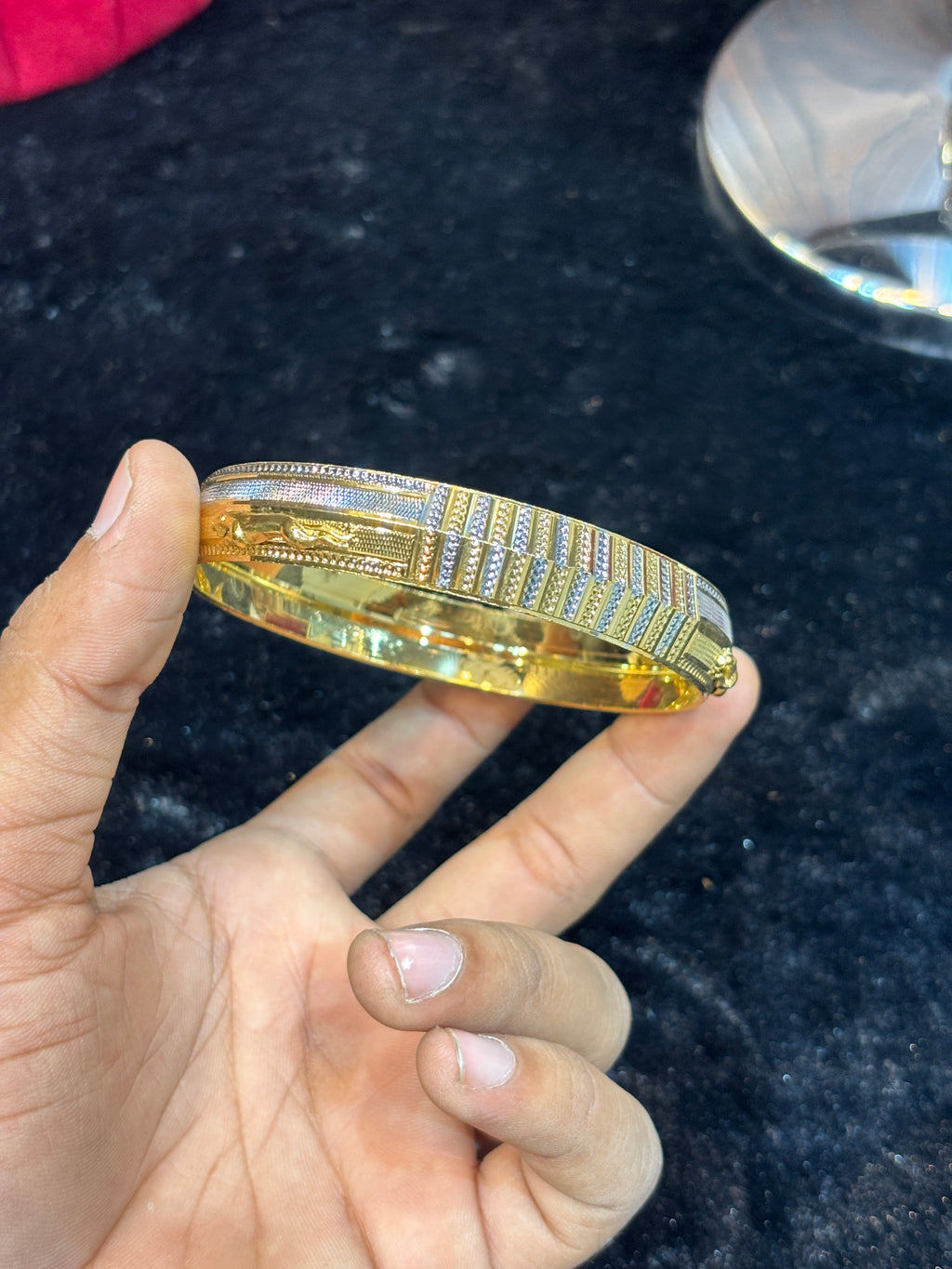 GOLD PLATED JAGUAR KADA....🔥✅