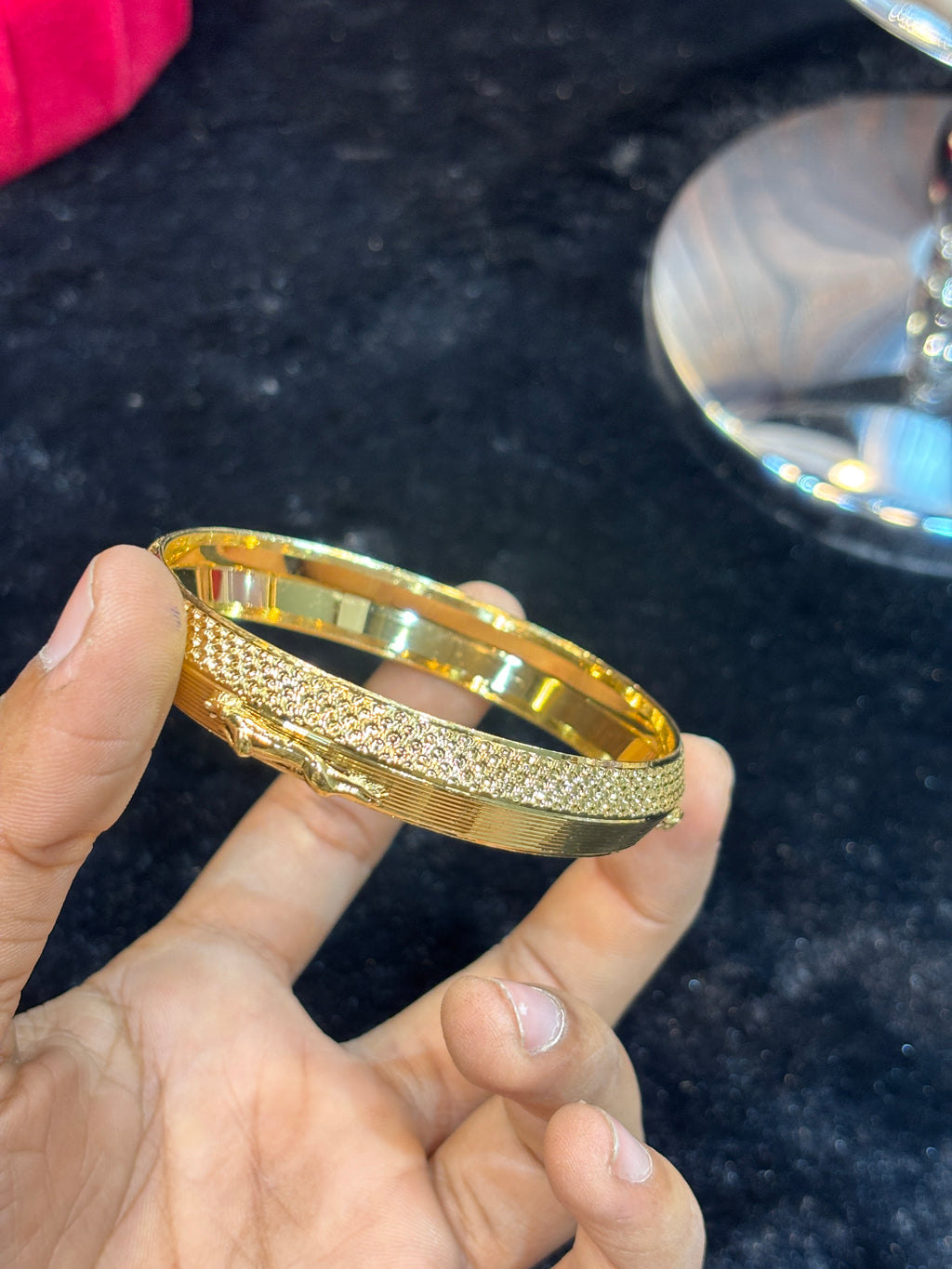 GOLD PLATED JAGUAR KADA....🔥✅